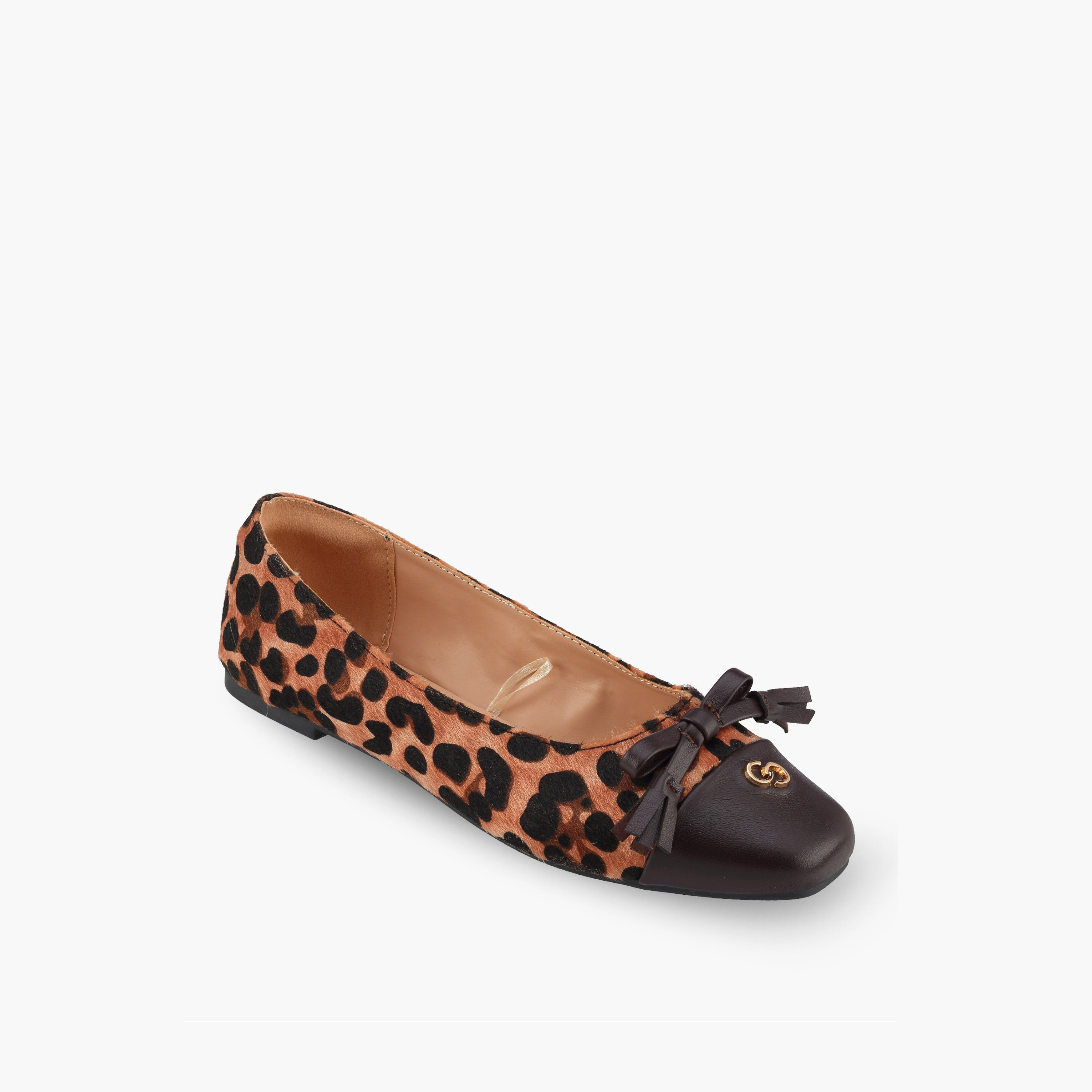 Celeste Women Animal Print Ballerina Shoes
