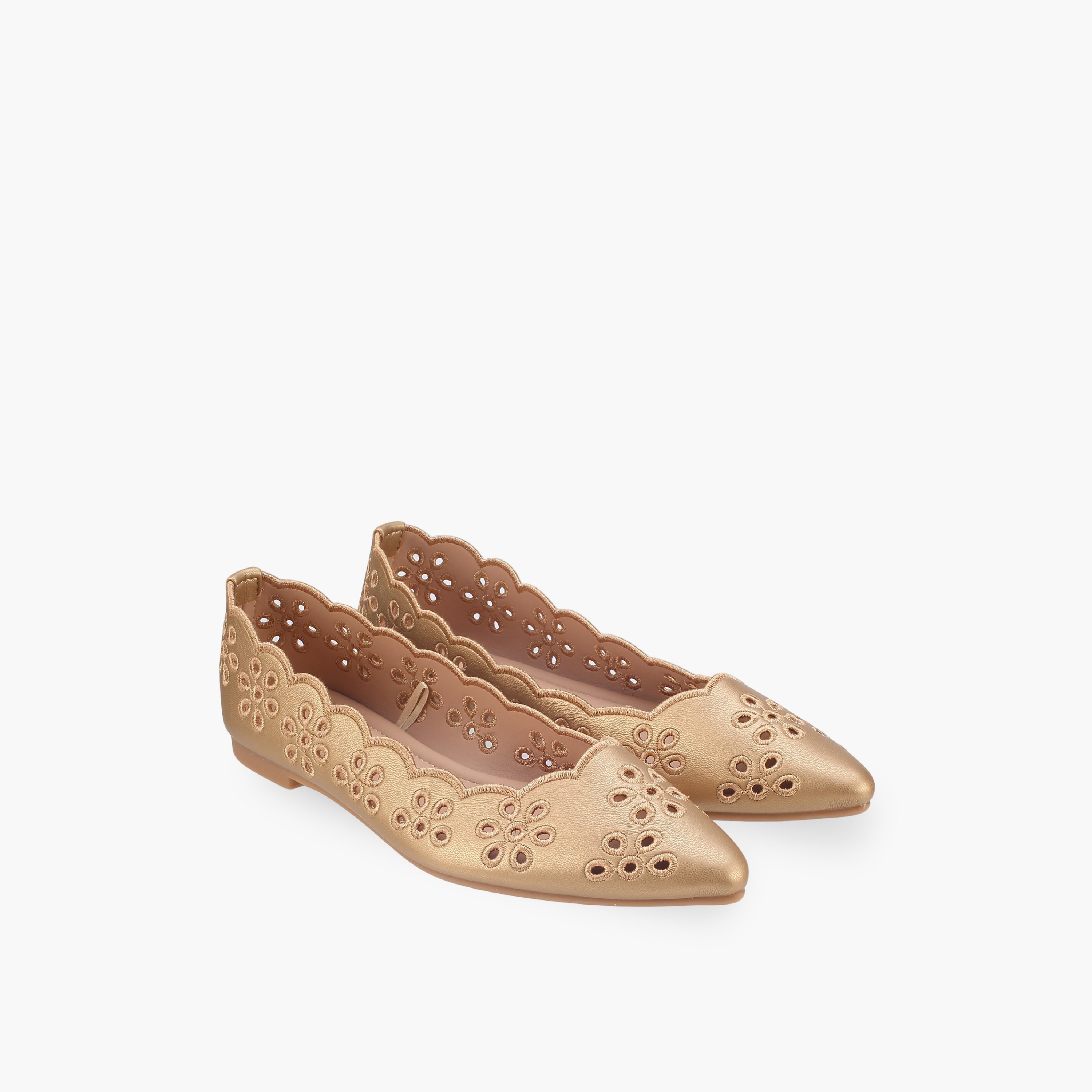 Women's Laser Cut Ballerina Shoes