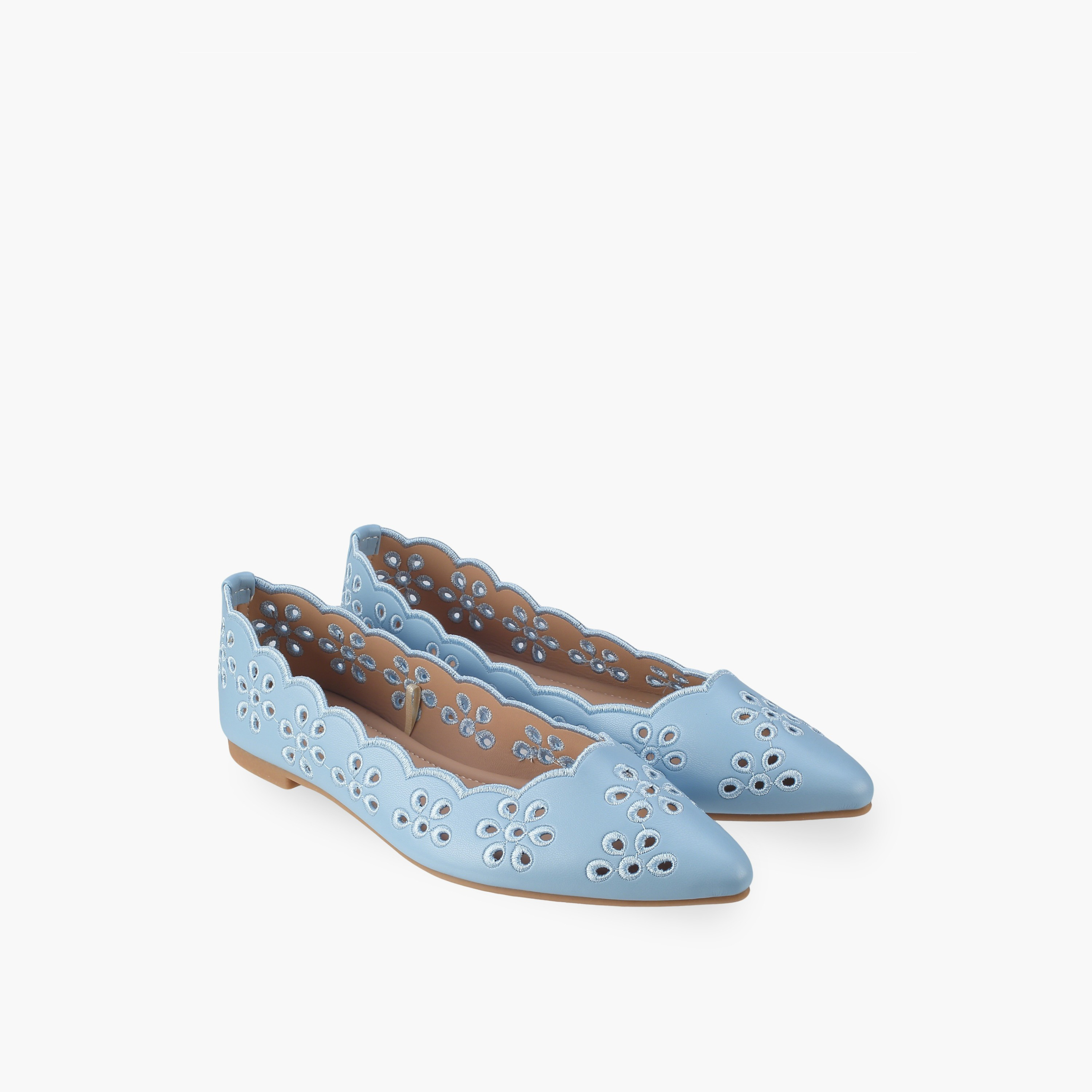 Women's Laser Cut Ballerina Shoes