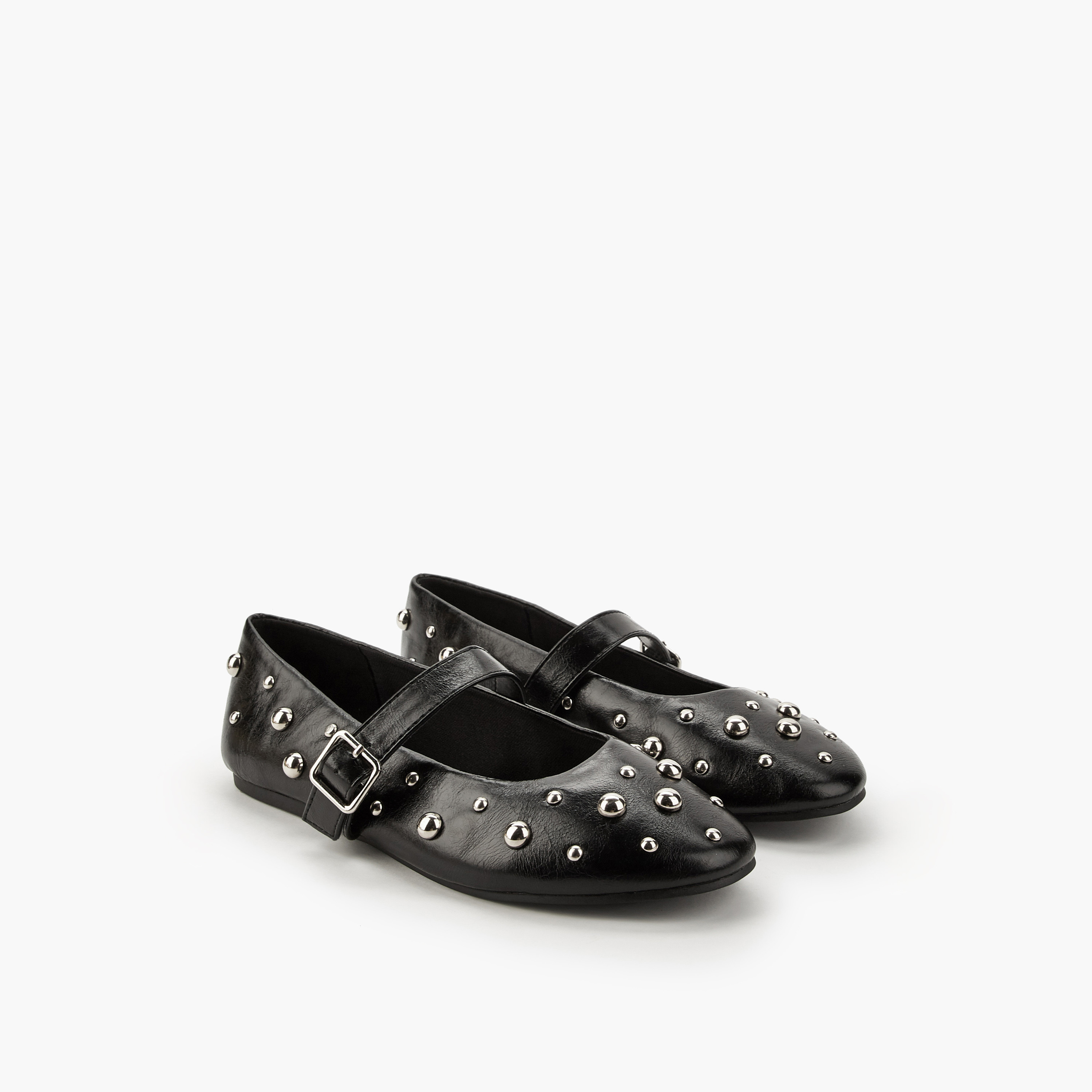 Studded Mary Jane Shoes