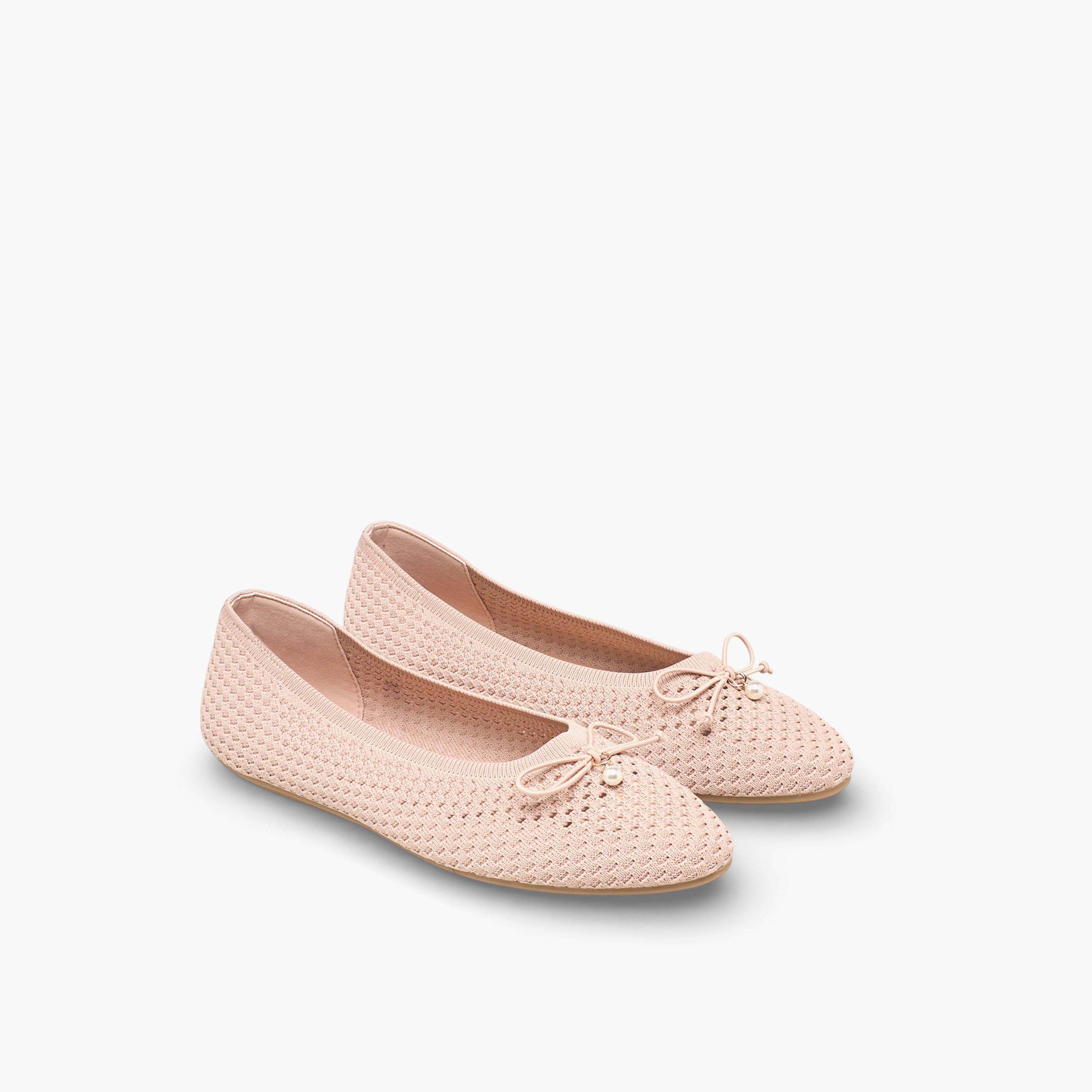 Celeste Women's Textured Ballerina Shoes