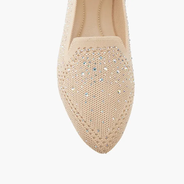 Embellished Slip-On Ballerina Shoes – image 4