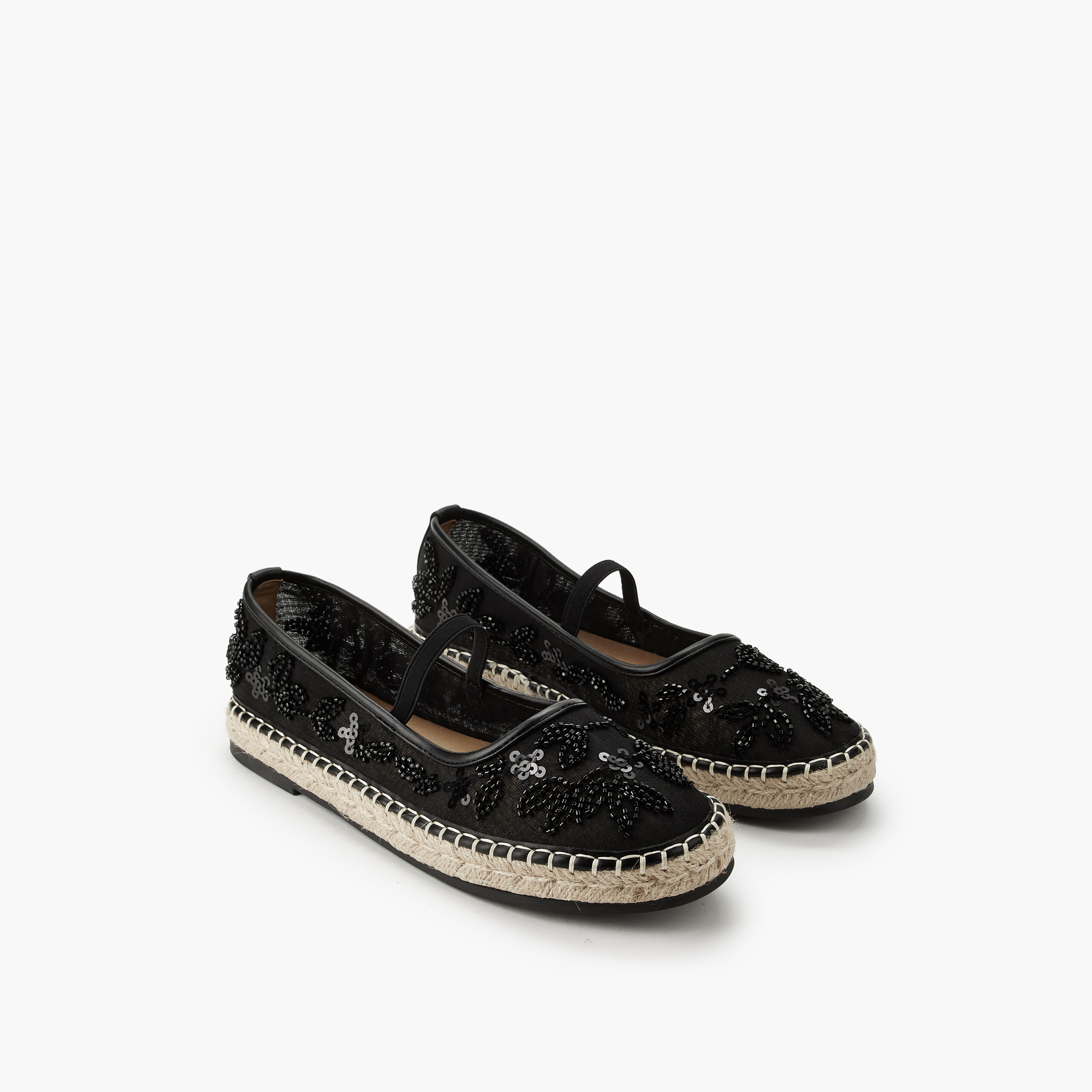 Women Sequin Ballerina Shoes