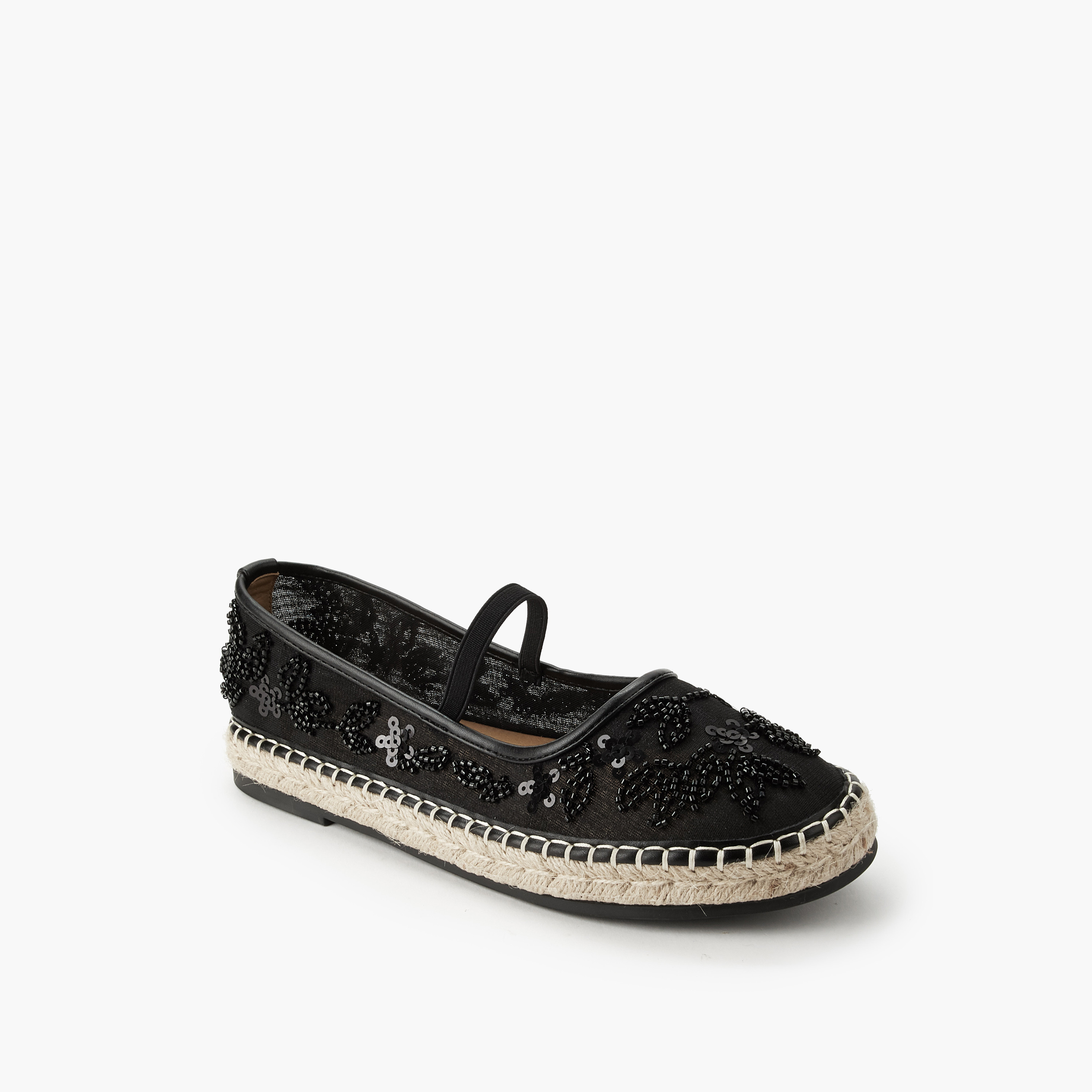 Celeste Women Sequin Embellished Ballerina Shoes