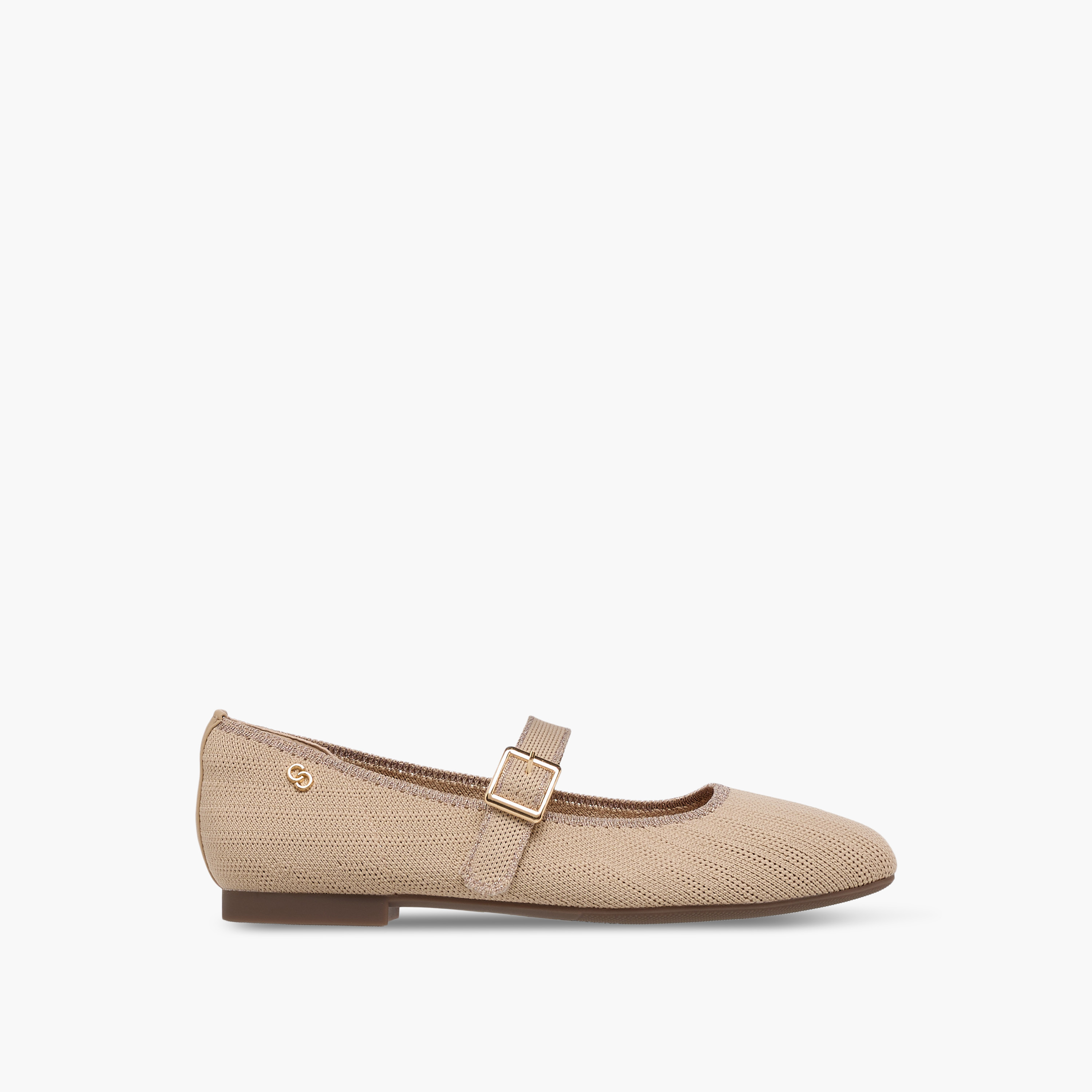 Celeste Women's Textured Mary Jane Shoes with Buckle Closure