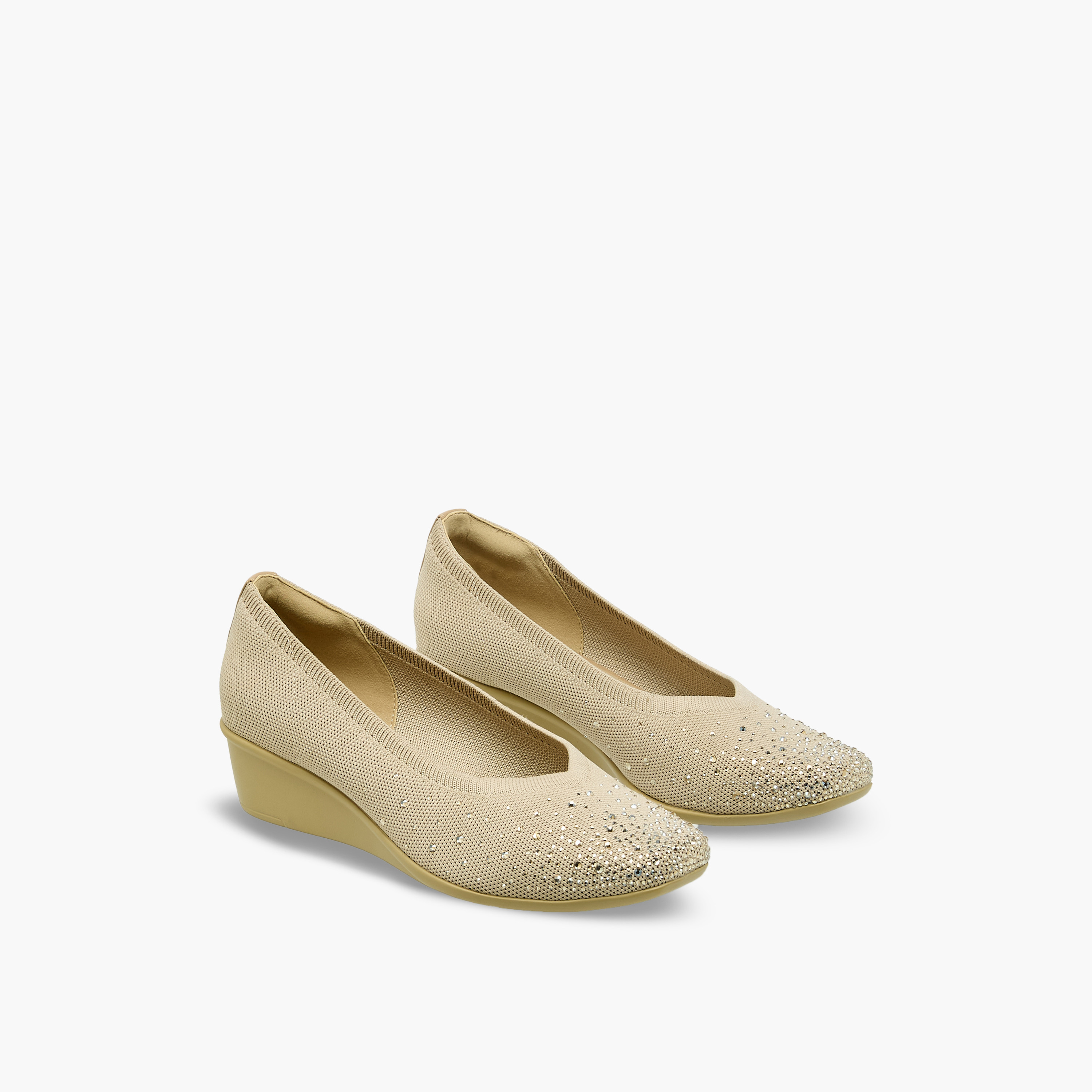 Flora Bella Women Embellished Wedge Heel Shoes