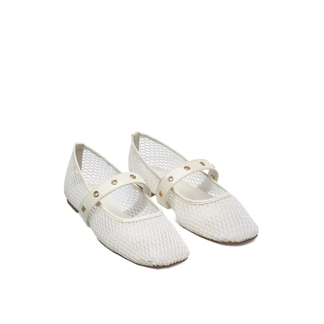 Women's Textured Slip-On Mary Jane Shoes