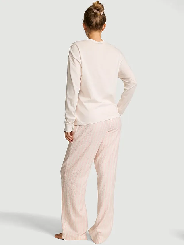 Flannel Long Tee-Jama & Scrunchie Set – image 2