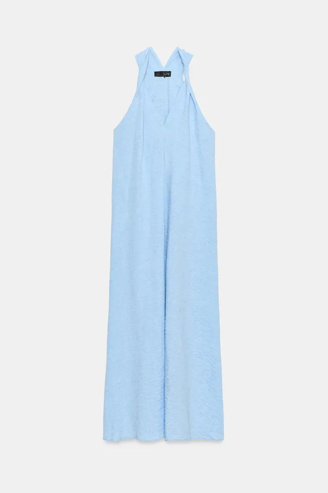Twisted Shoulder Long Dress – image 7