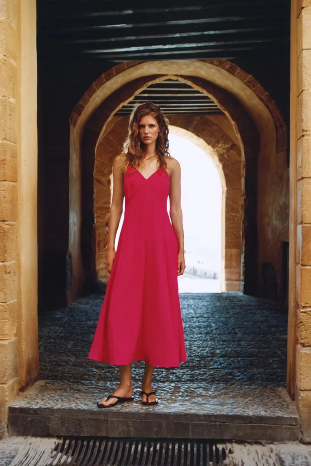 Strappy Midi Dress – image 7