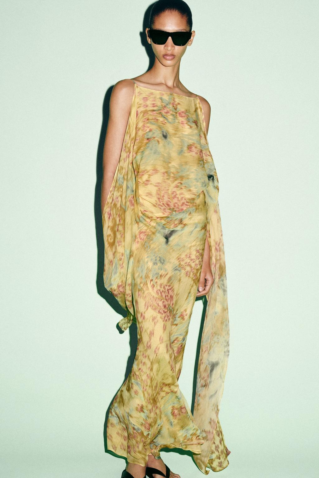 Printed Bow Dress