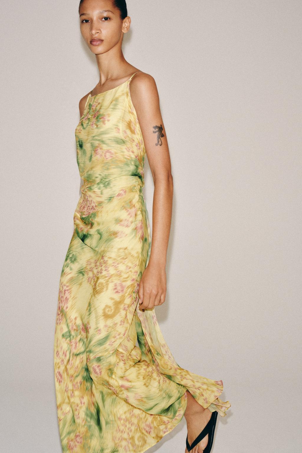 فستان مزين بربطة ZW COLLECTION