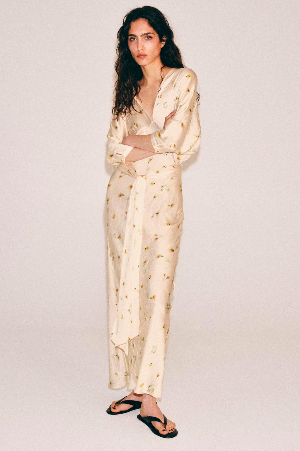 ZW Collection Printed Long Dress