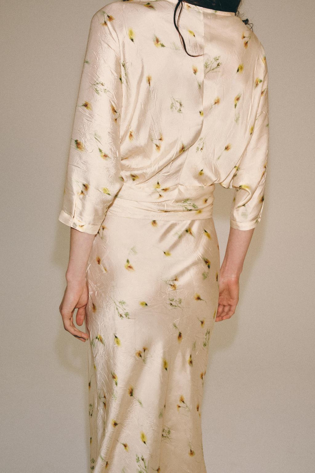 فستان طويل مطبع ZW COLLECTION