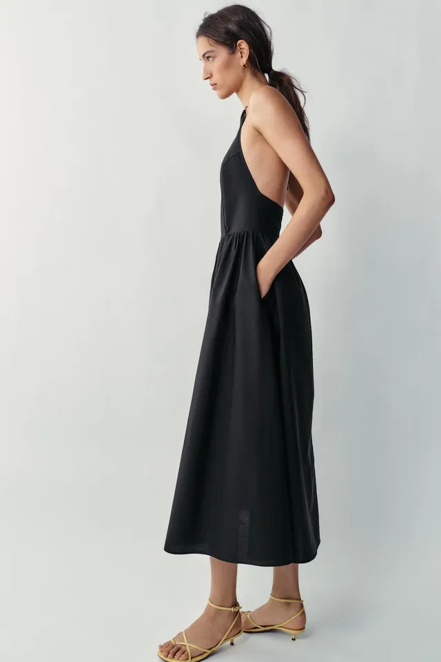 Poplin Midi Dress – image 3