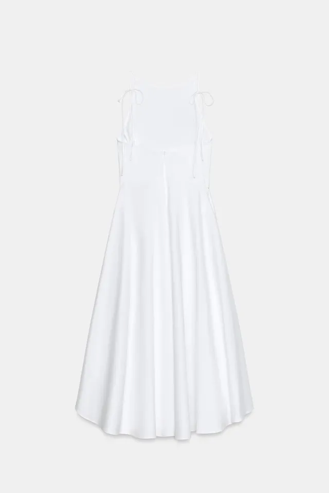 Voluminous Trench Midi Dress – image 3