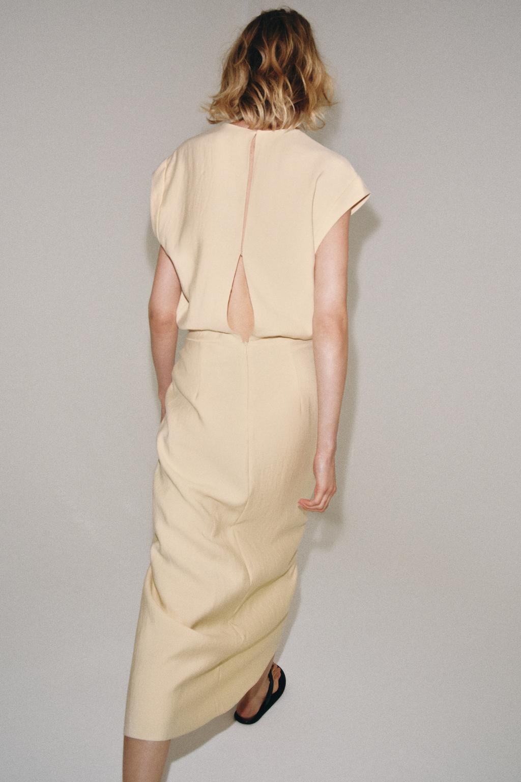 فستان ميدي بكرانيش ZW COLLECTION