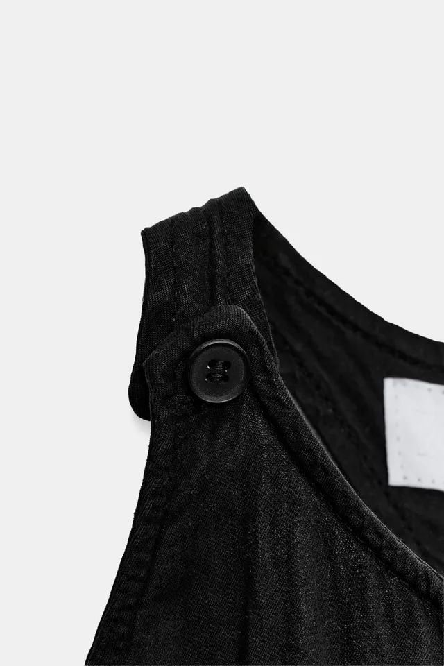 Halter Neck Sleeveless Lyocell Jumpsuit with Elastic Cuffs – image 9
