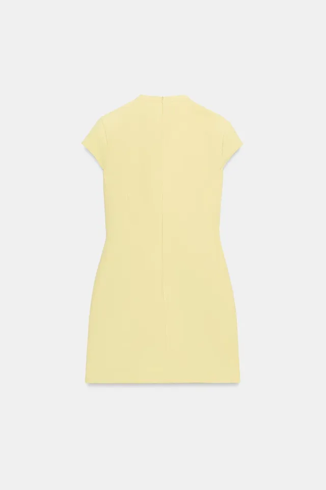 Polka Dot Tie-Detail Short Dress – image 3