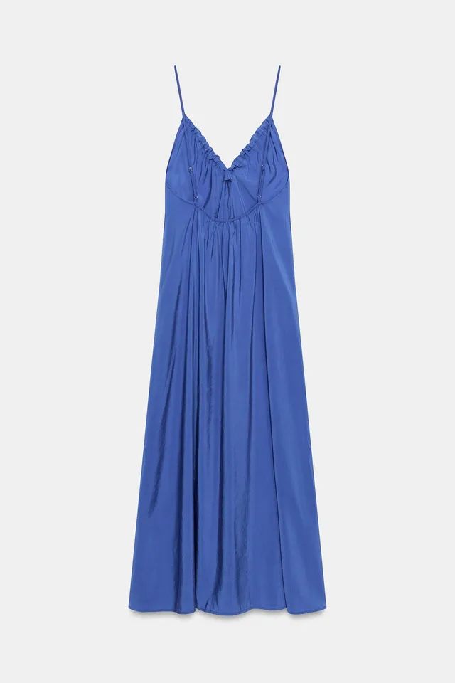Flowing Tie Midi Dress – image 5