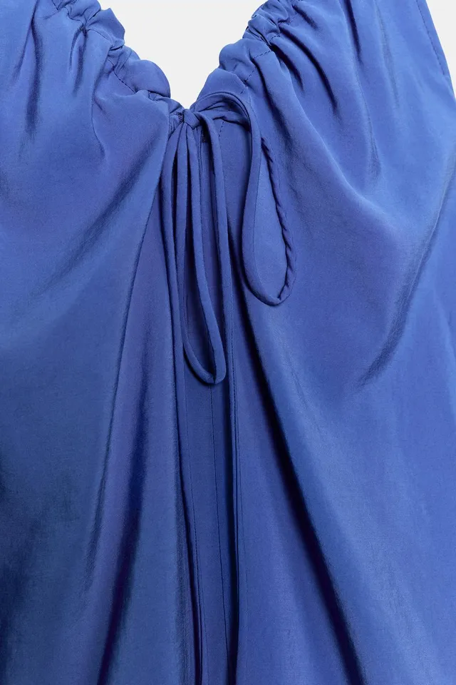 Flowing Tie Midi Dress – image 6