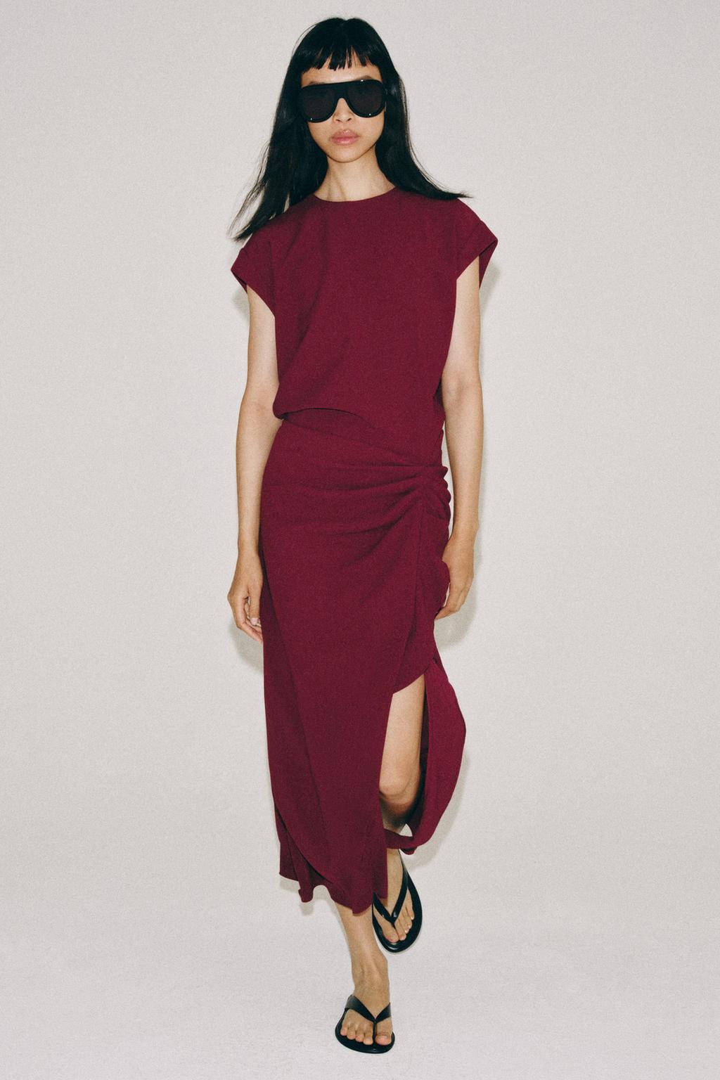 ZW Collection Midi Ruffle Dress