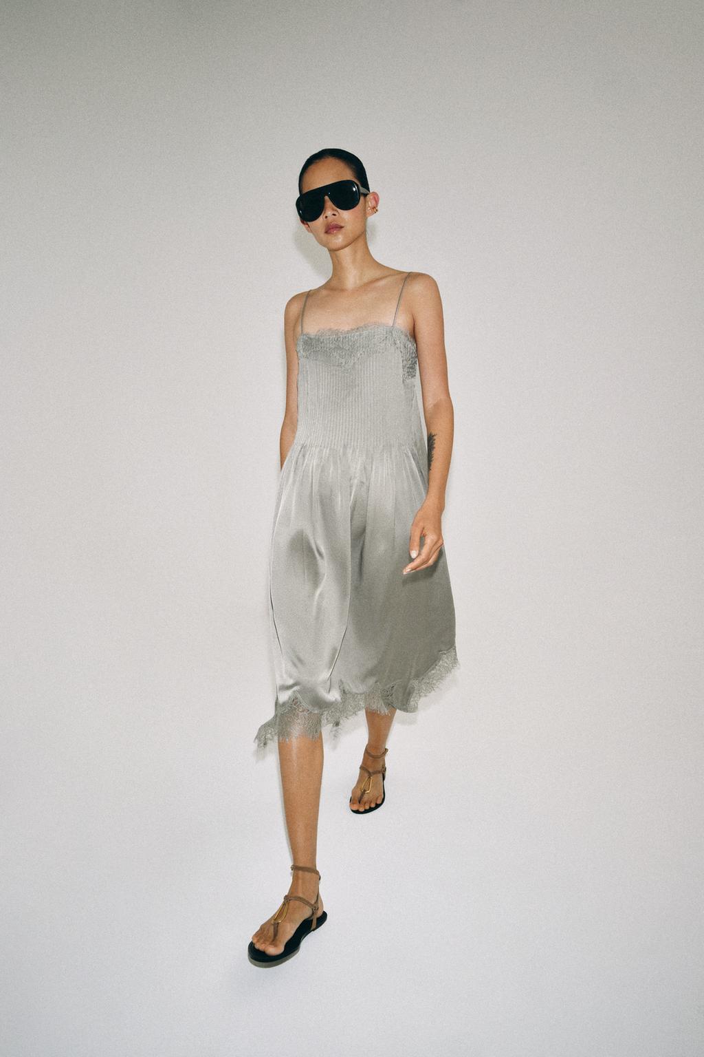 ZW Collection Lace Midi Dress