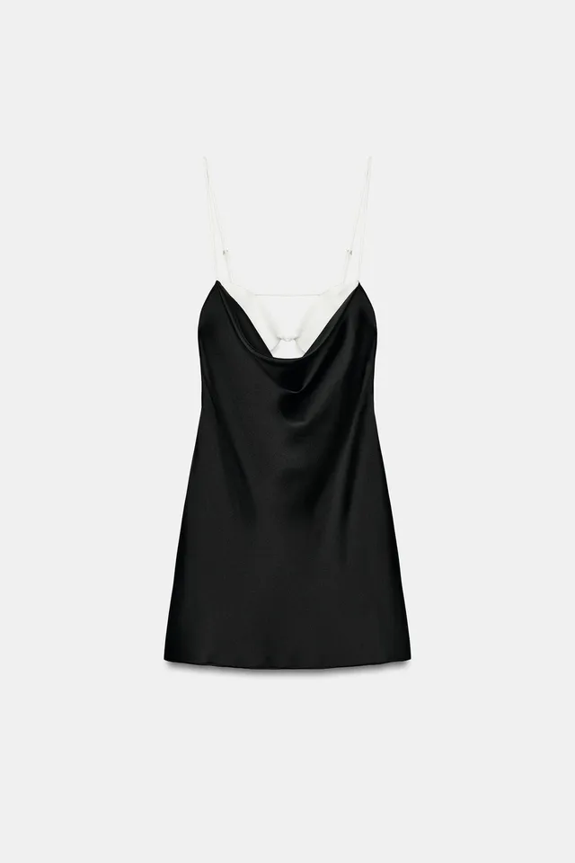 Satin Mini Dress – image 4