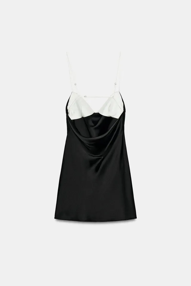 Satin Mini Dress – image 5