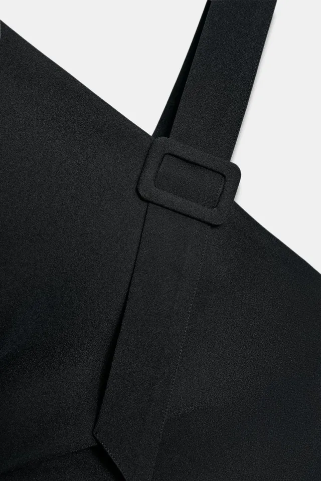 Asymmetric Short Buckle Dress – image 10