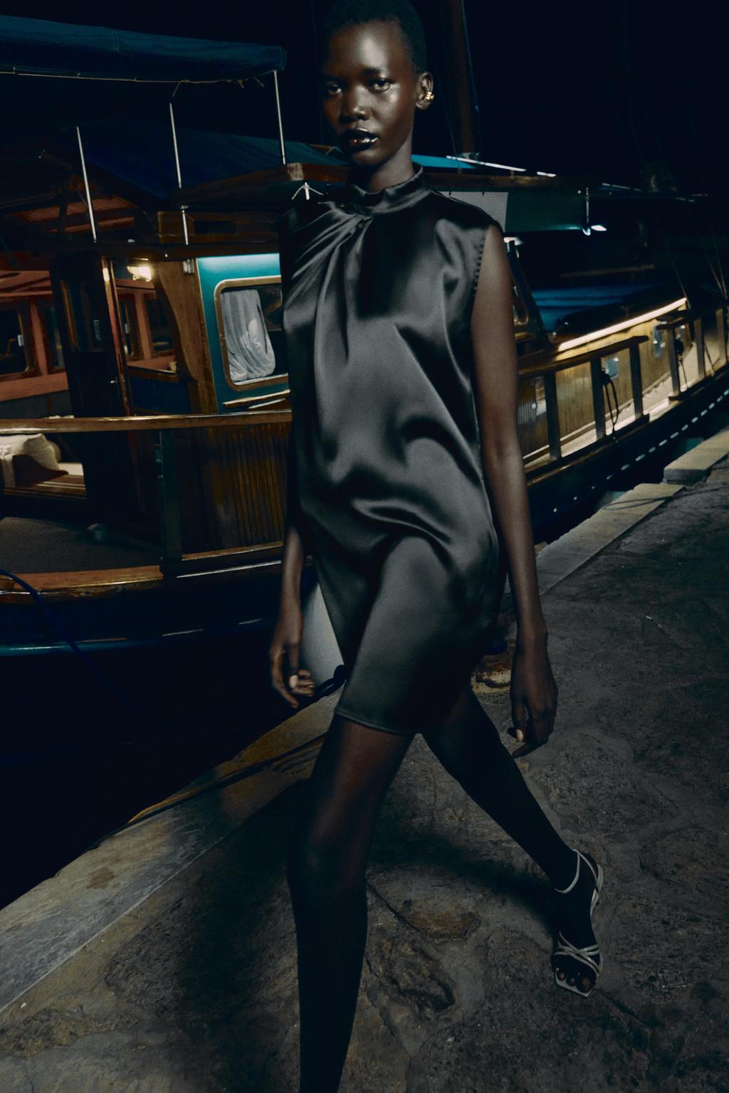 Short Satin Dress