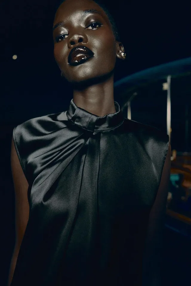 Short Satin Dress – image 3