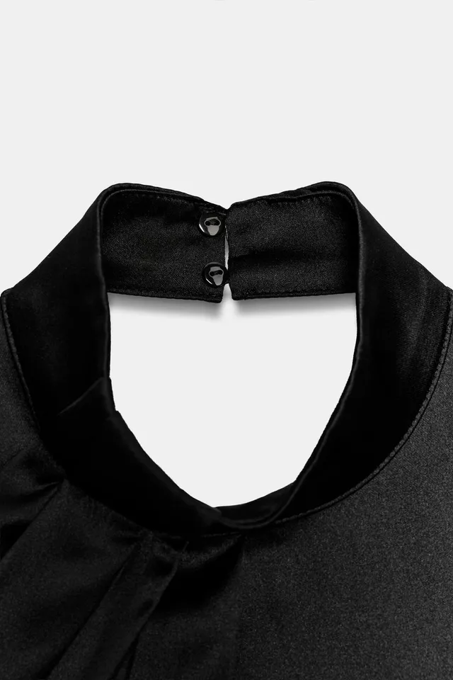 Short Satin Dress – image 8