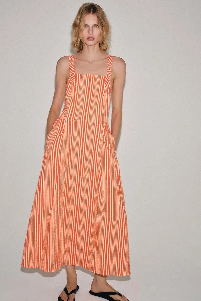 ZW Striped Midi Dress – image 6