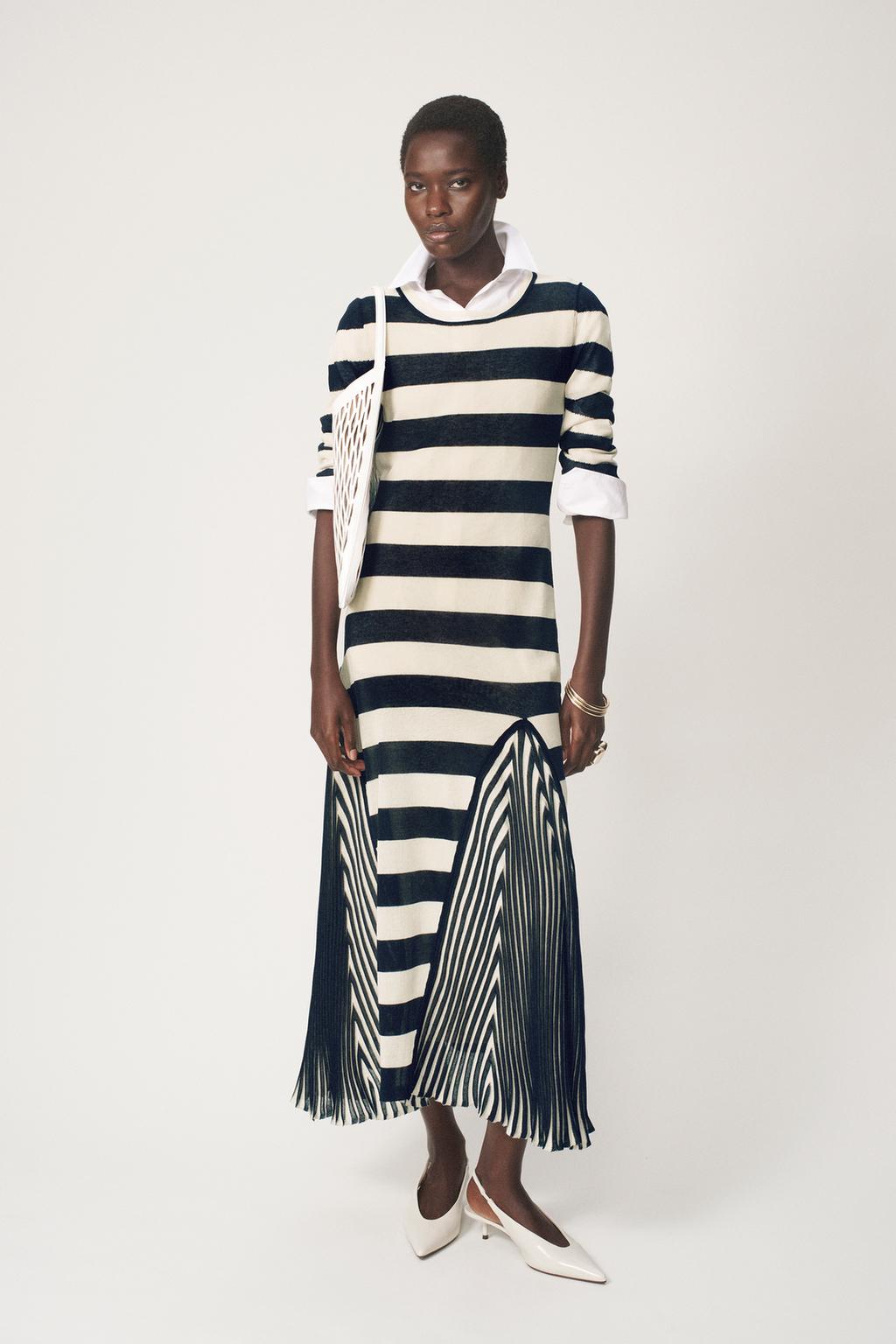 فستان مخطط - THE ITEM ZARA WOMAN