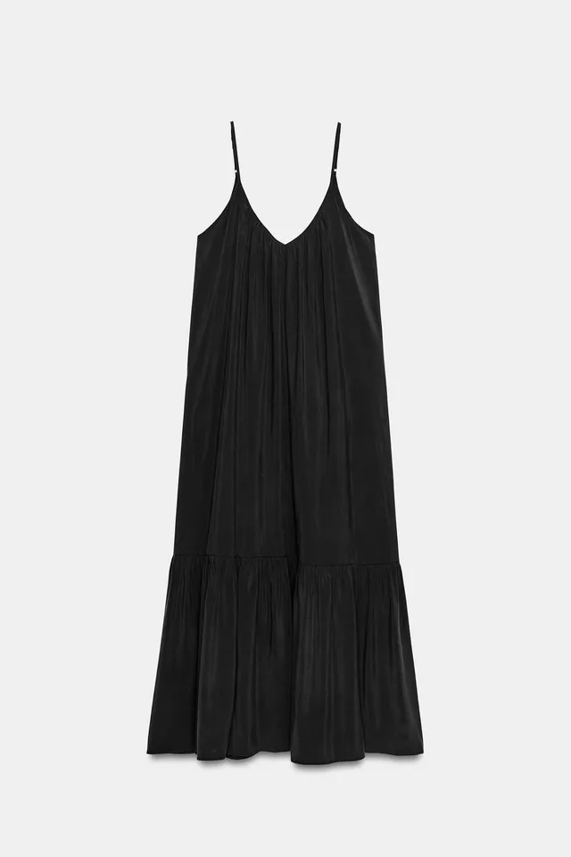 Flowing Ruffle Midi Dress – image 3