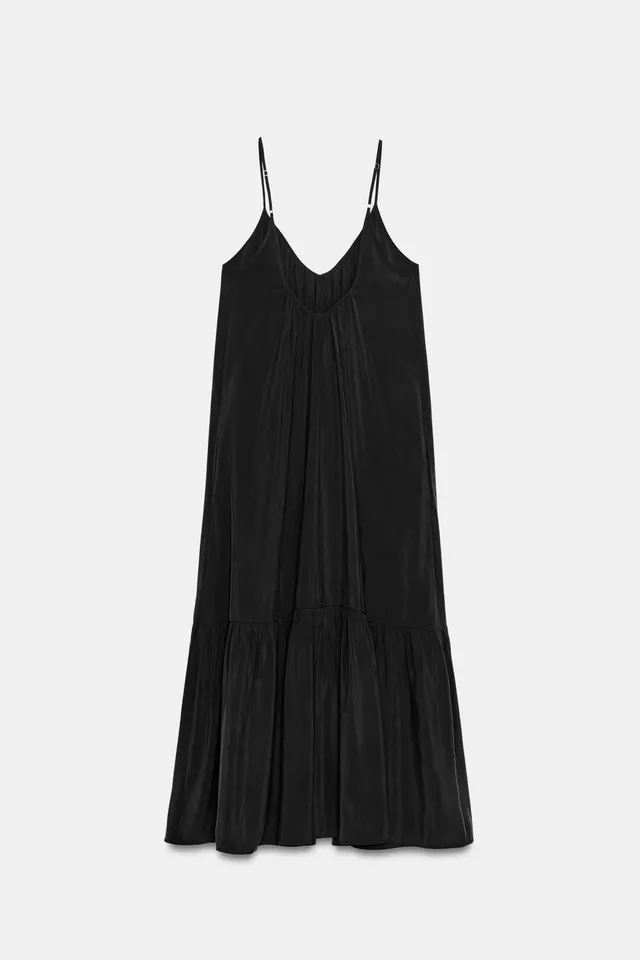 Flowing Ruffle Midi Dress – image 4