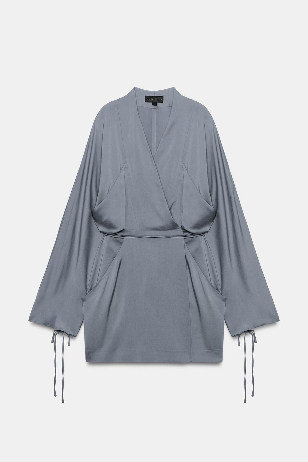 فستان قصير متصالب ZW COLLECTION