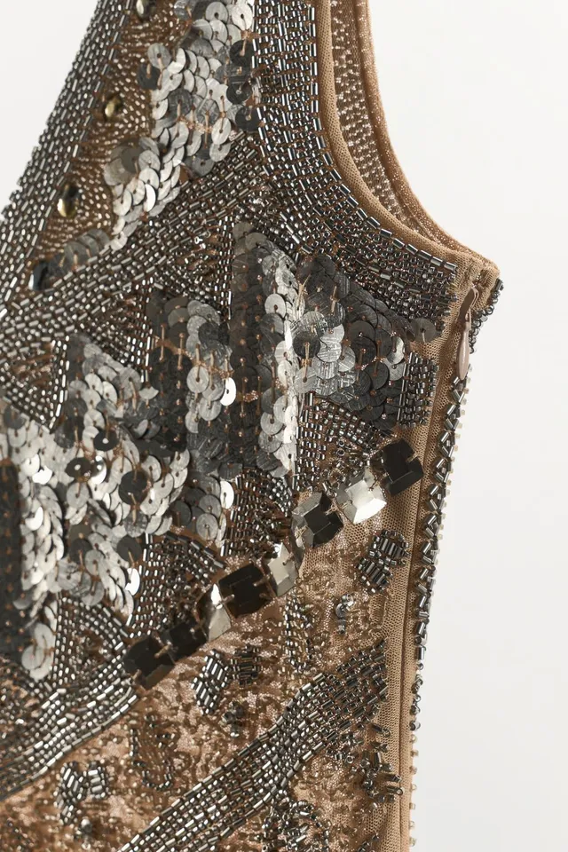 Limited Edition Beaded Sequin Mini Dress – image 9