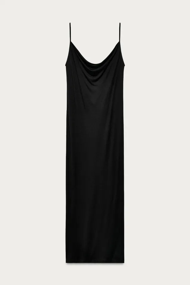 فستان طويل مزموم MARISA BERENSON X ZARA – صورة 3