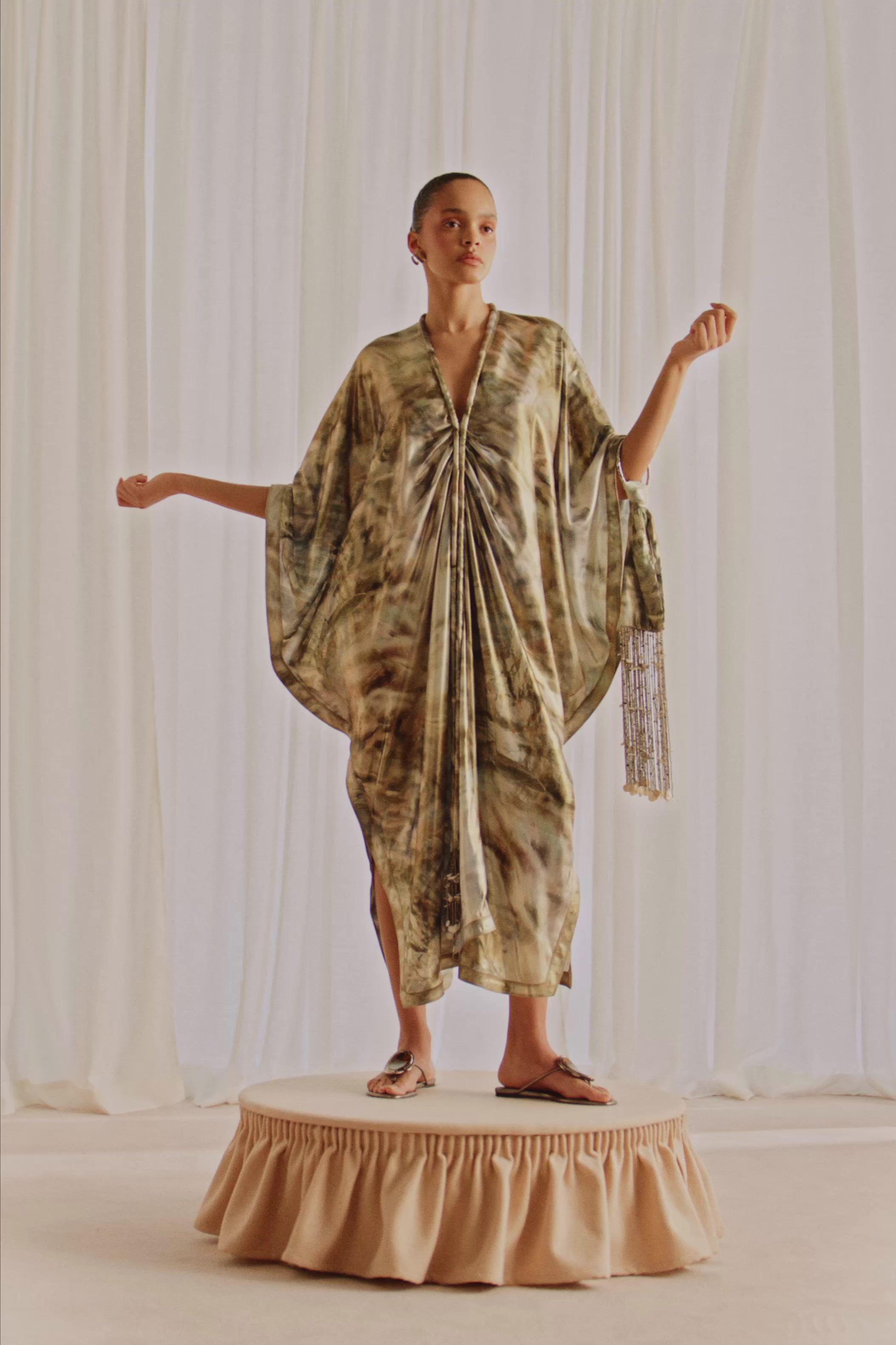 Zara x Marisa Berenson Printed Tunic