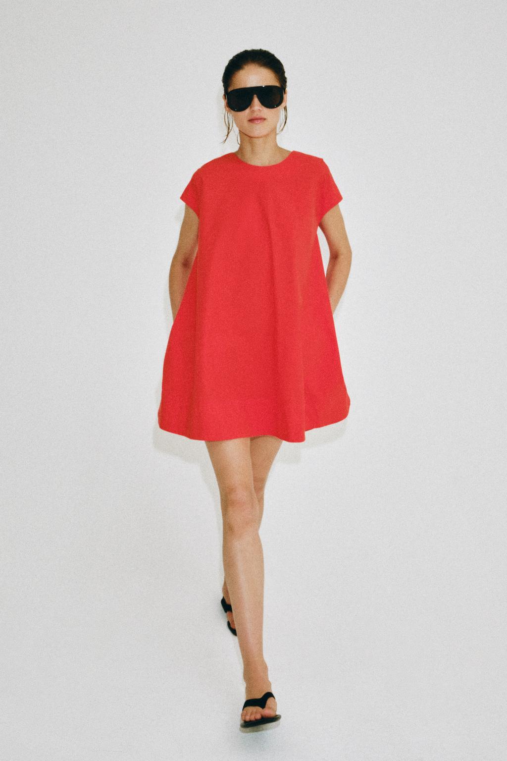 Poplin Short Dress