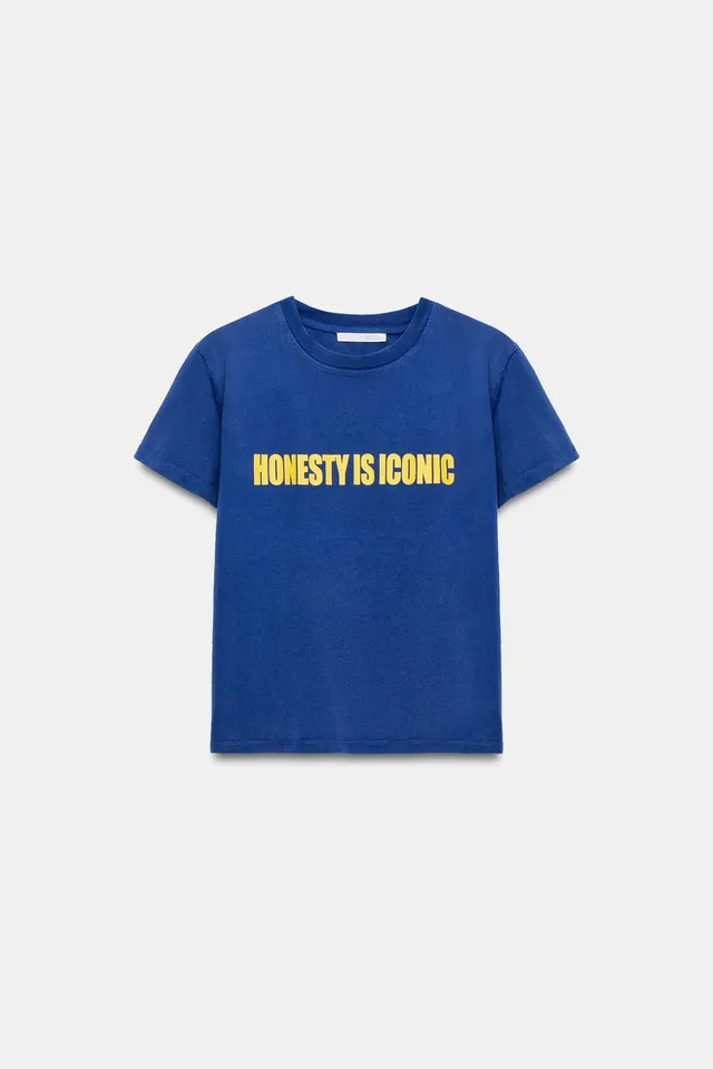 Washed Slogan T-Shirt – image 3