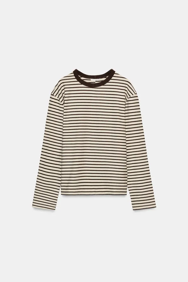Striped Long Sleeve T-Shirt – image 6