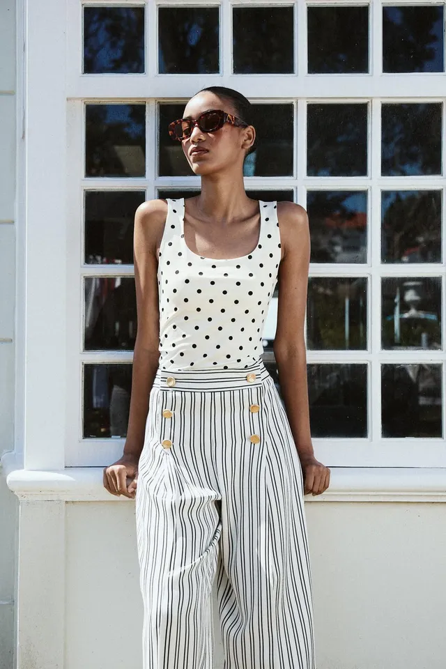Polyamide Wide Strap T-Shirt