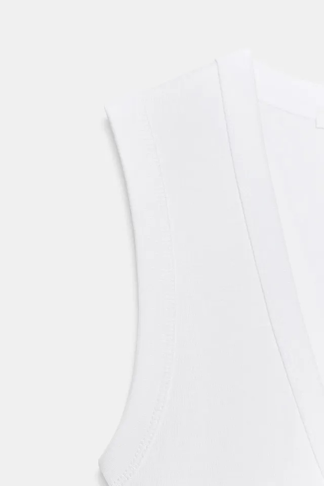 Cotton V-Neck T-Shirt – image 6