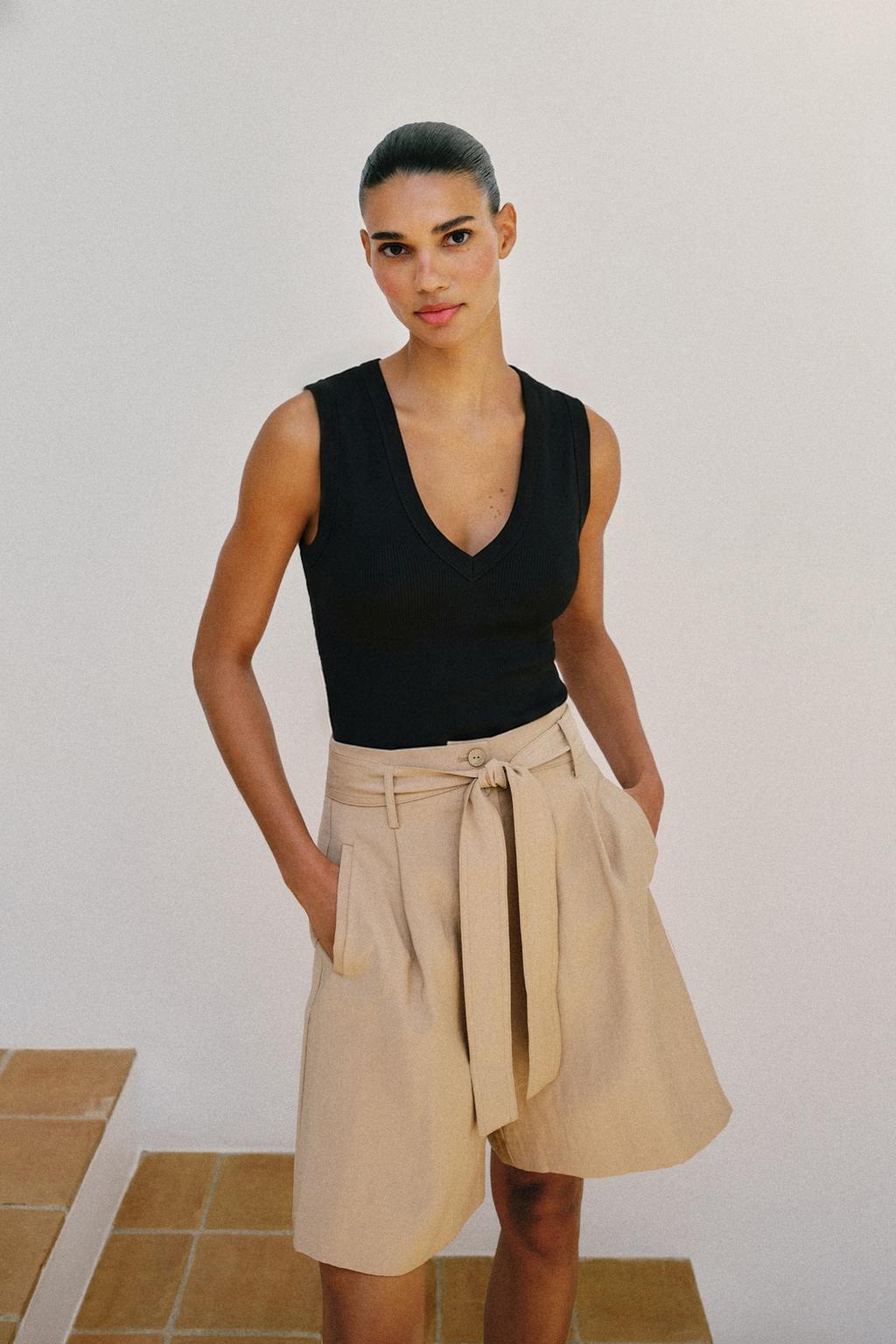 Cotton V-Neck T-Shirt