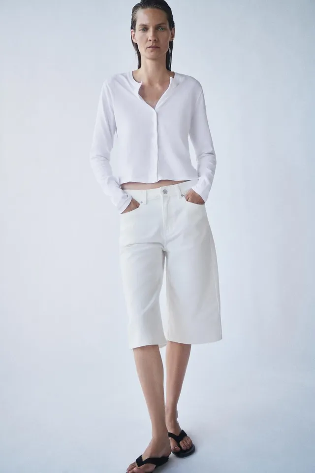 100% Cotton Button-Up T-Shirt