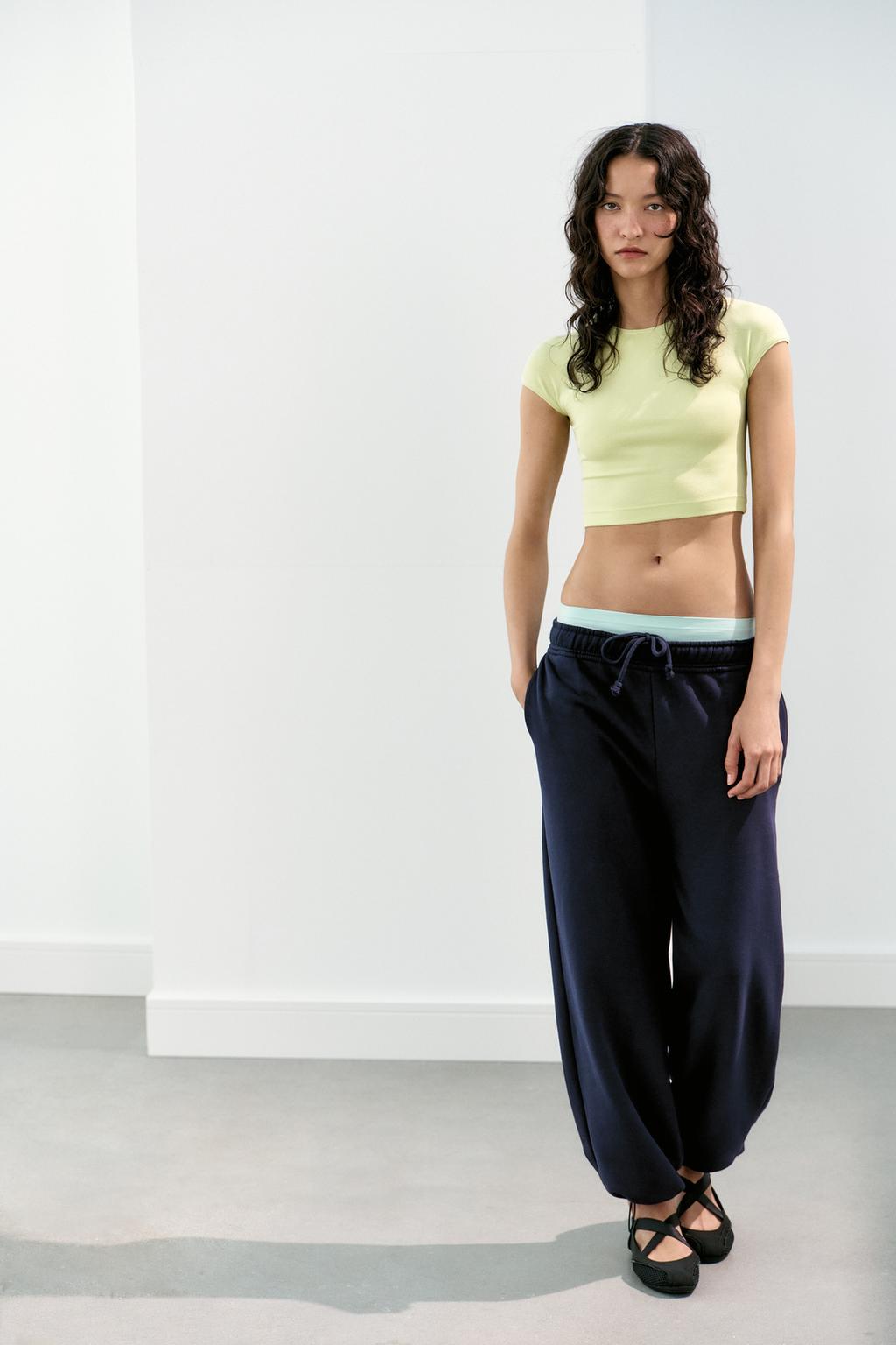 Cropped Short Sleeve T-Shirt