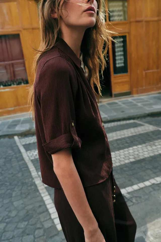 Flowing Short Sleeve Shirt – image 4